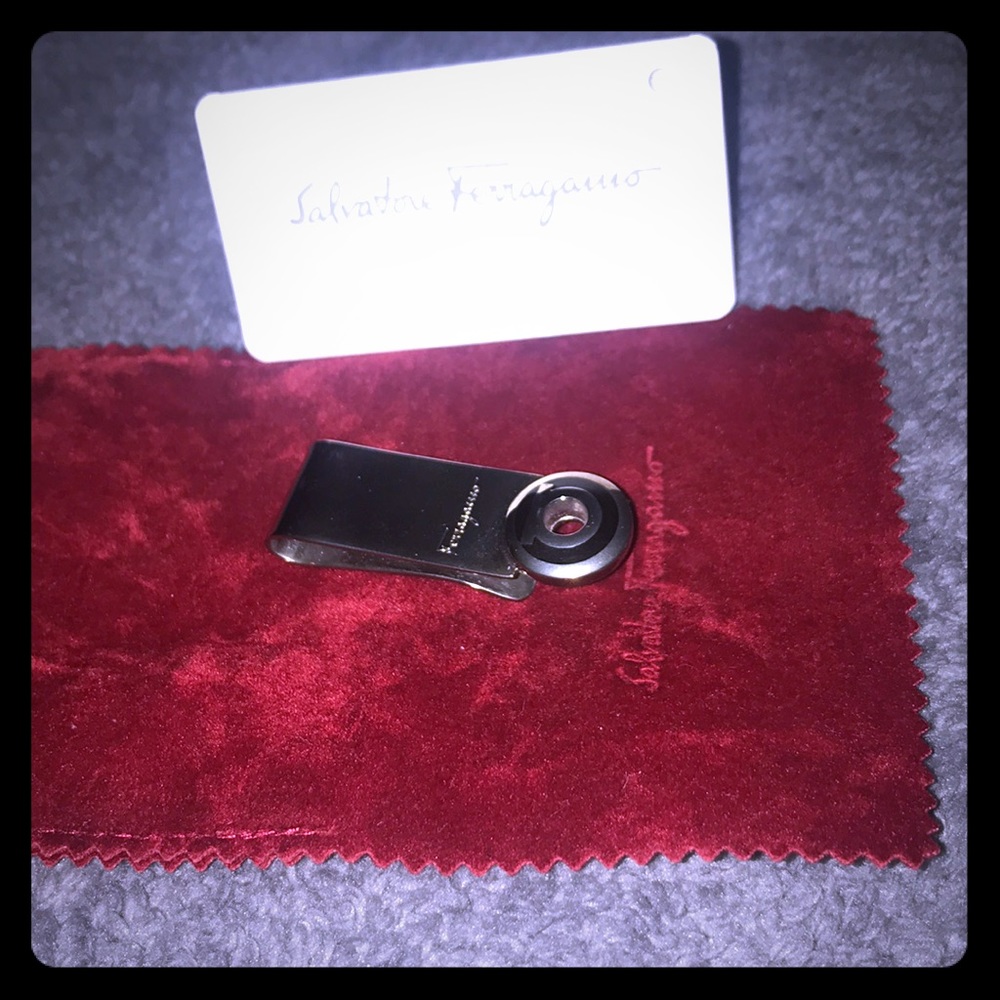 Ferragamo Money Clip New In Box